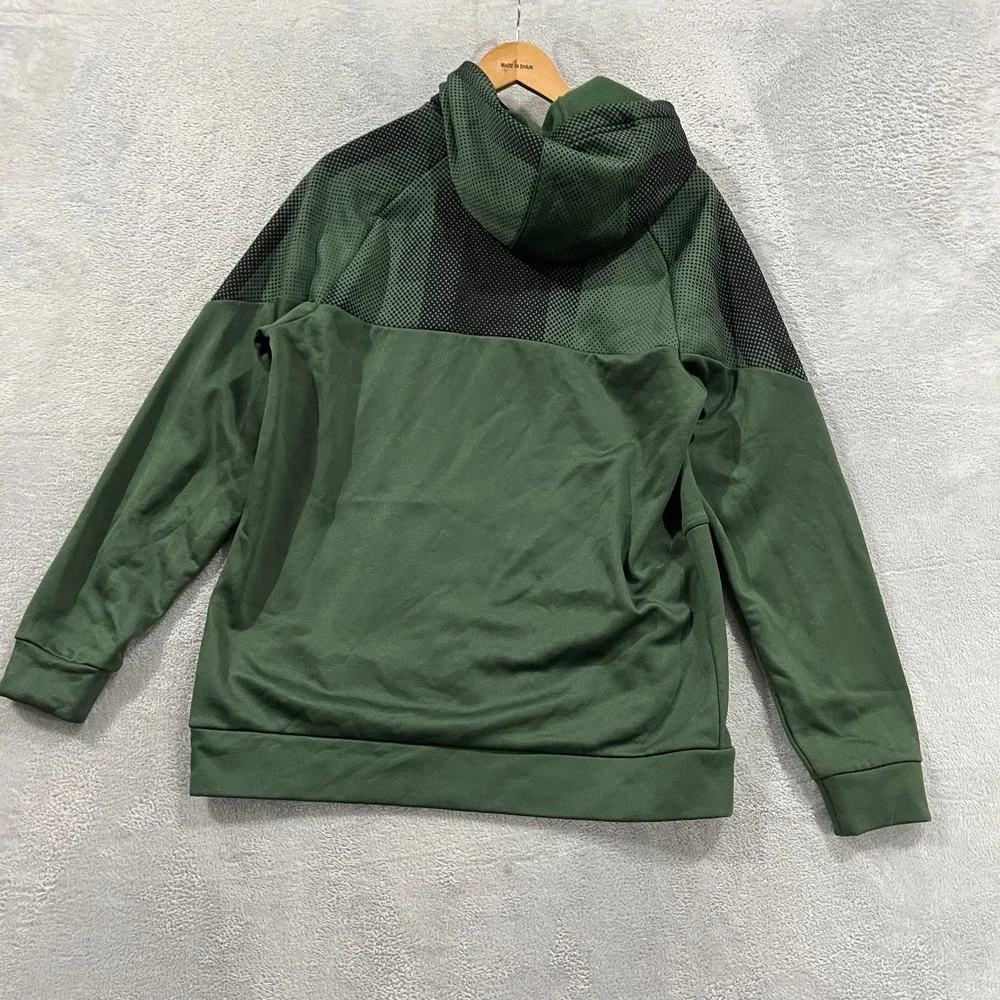Nike Hoodie Men's Medium Green Dri-Fit  Standard Fit‎ Workout Gym CU7829-337